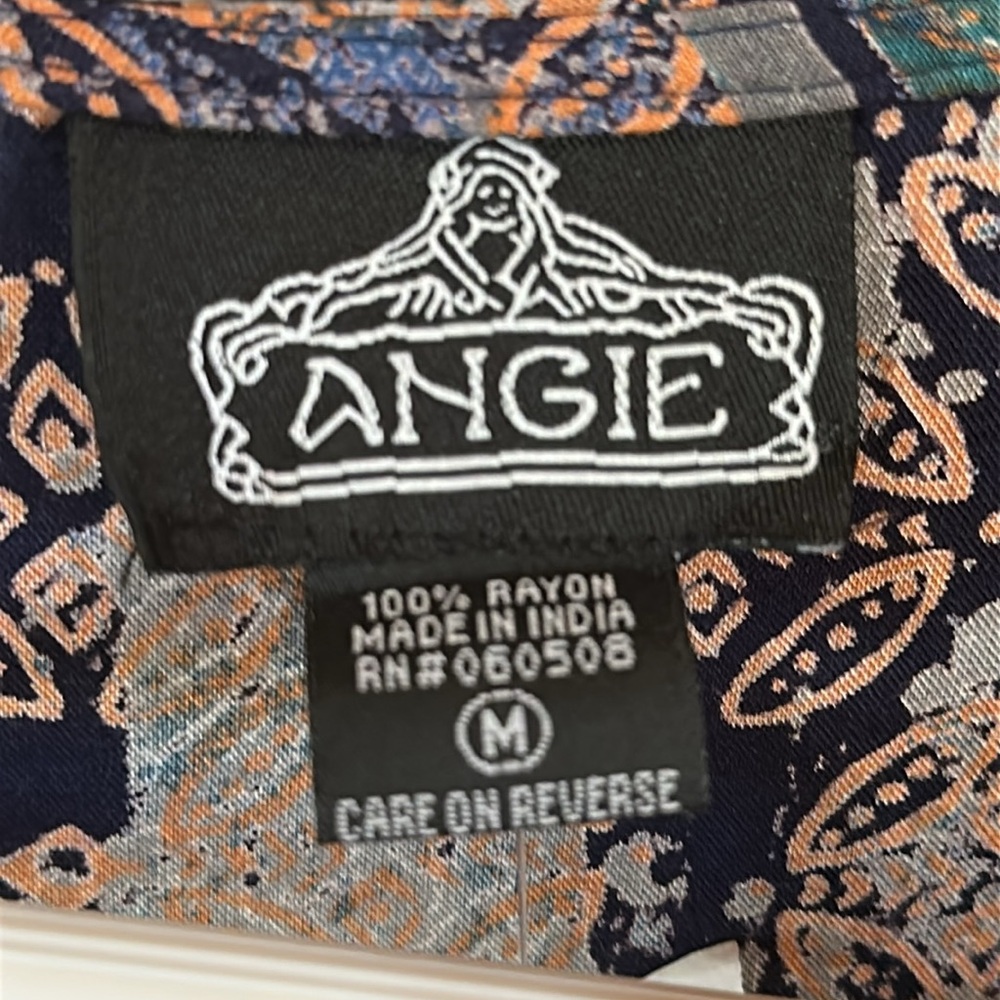 Angie Boho Kimono Batik Design MSRP $48 - Picture 2 of 10